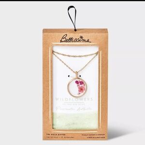 Silver Plated Pink Quartz Shaker Necklace